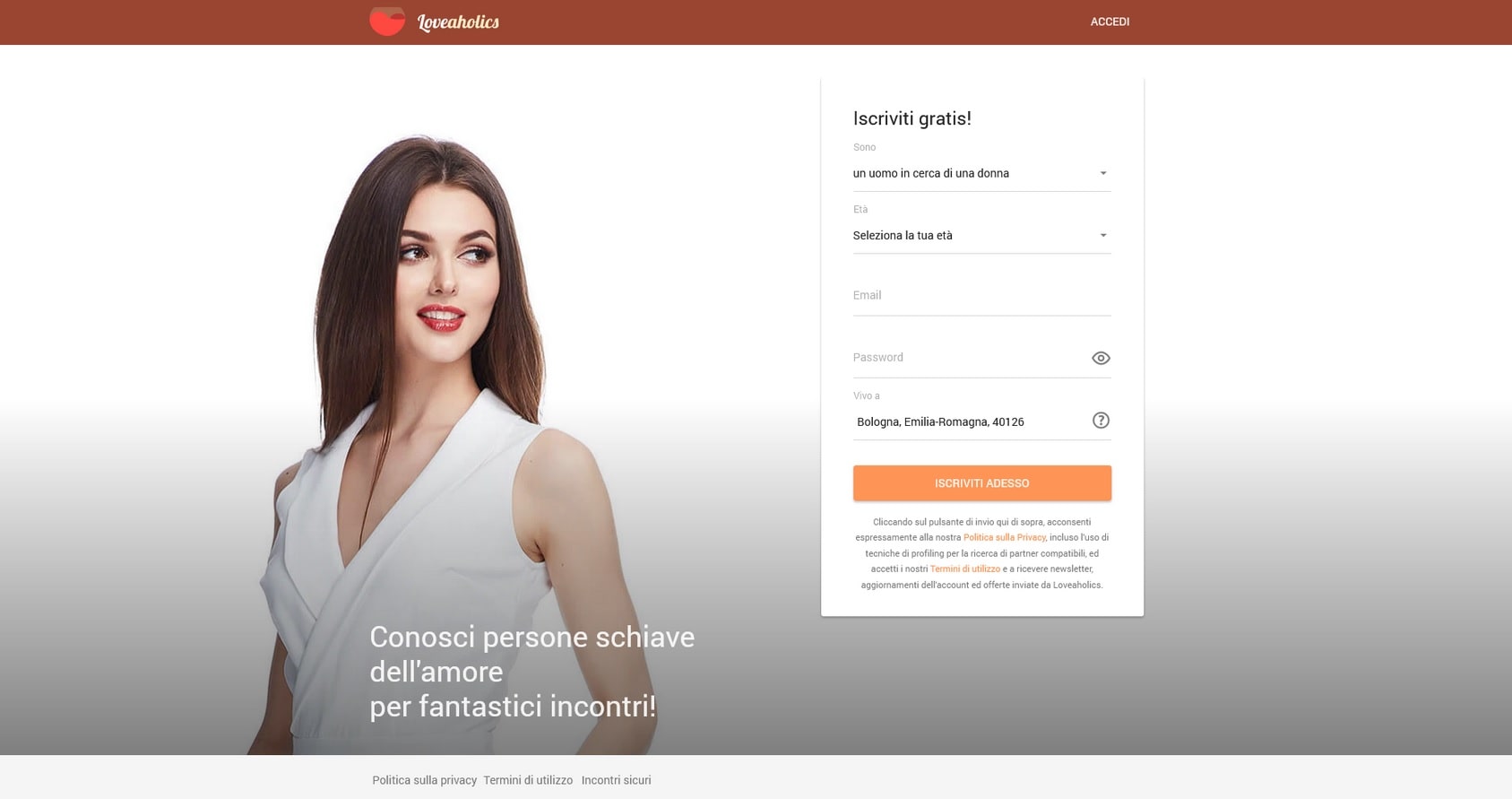 siti per incontri occasionali